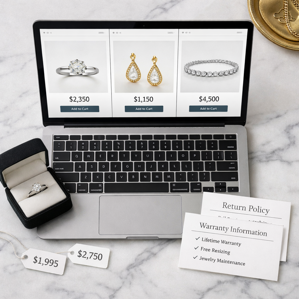 Where to Buy Jewelry Online: Comparing Warranties, Returns, and Prices